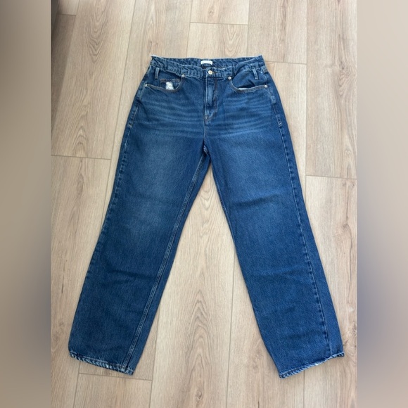 Good American Dark Blue Straight Leg Jeans 👖💙 - Picture 1 of 10